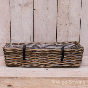 Balkonmand rotan 60 cm