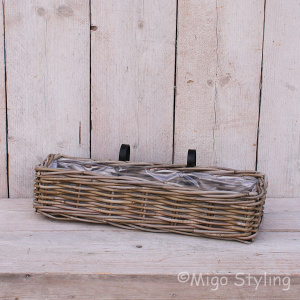 Balkonmand rotan 50 cm