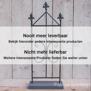 Sierframe raamdecoratie smal grijs