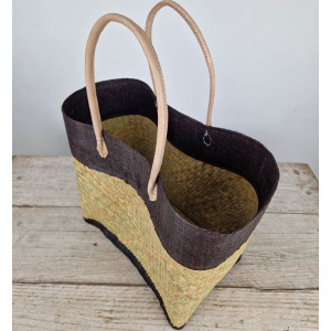 Boodschappentas zeegras naturel brown