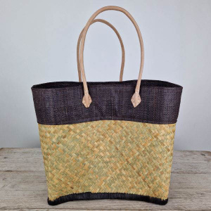 Boodschappentas zeegras naturel brown