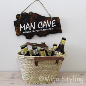 Geschenkpaket Tasche mit Texttafel
