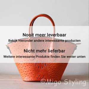 Croco tas Ibiza Oranje met hengsel