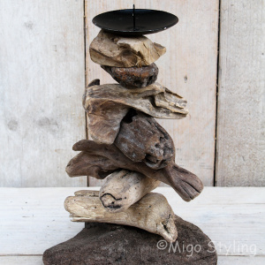Driftwood kandelaar