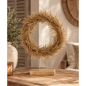 Goldener Kranz auf Ständer