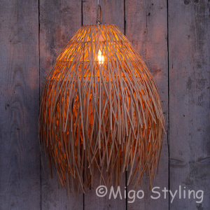 Hanglamp Raffia naturel klein