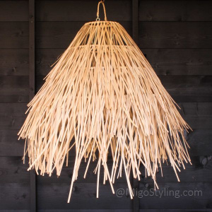 Hängelampe Raffia natur XL