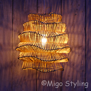 Hanglamp Wave naturel 