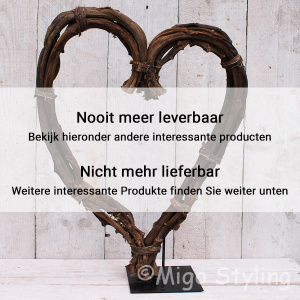 Hart op standaard Banana groot