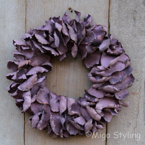 Palmenkranz 30 cm hellviolett