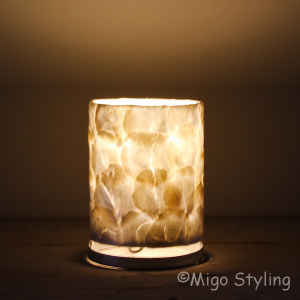 Tischlampe Perlmutt Capiz 14 cm