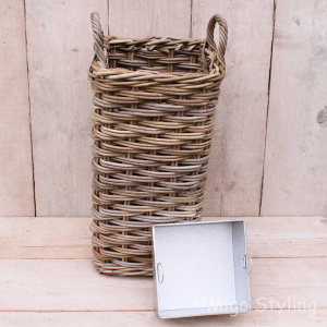 Paraplumand met zinken bakje 55 cm