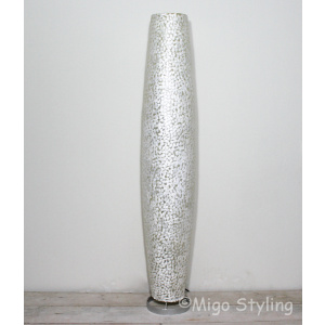 Vloerlamp Cone schelpen wit