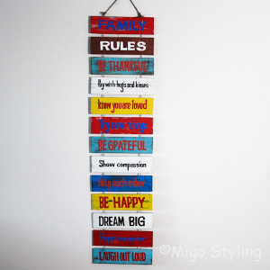 Wandbord Family Rules