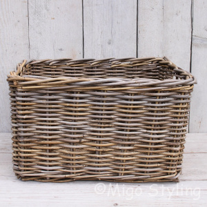 Van kleding stof Beschietingen Kastmand rechthoek Rotan 43x33 cm? Bestel online - MigoStyling