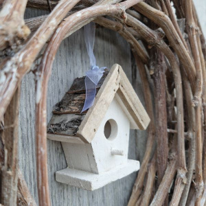 Kranz mit Vogelhaus 40 cm