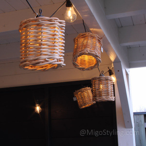 Lampenkapjes voor lichtslinger