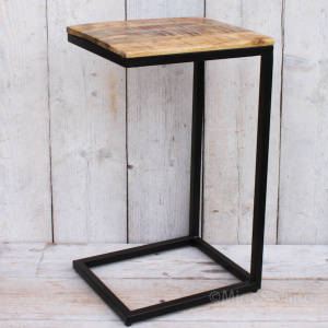Laptoptafel mango hout bijzettafel