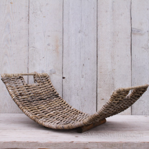 Lectuurmand Trendy grey rotan