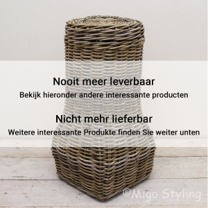 Slangenmand met deksel hoog
