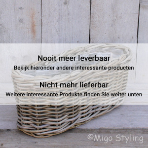 Vensterbank mand ovaal