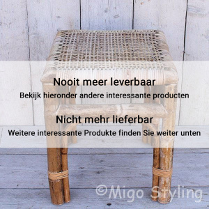 Bamboe kruk webbing Naturel