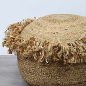 Hocker Pouf Jute natur