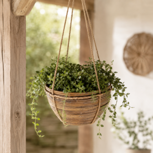 Rotan hangmand streep Dia 40cm