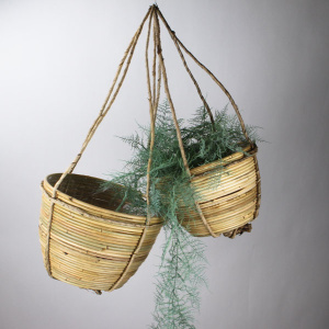 Rotan Hangmand streep Naturel M