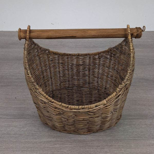Toiletten- oder Küchenrollenhalter aus Rattan