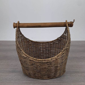 Toiletten- oder Küchenrollenhalter aus Rattan