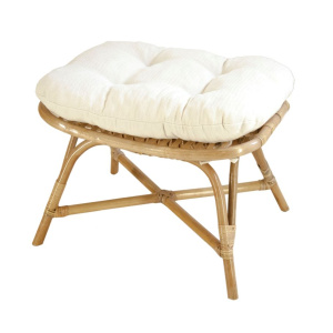 Rotan voetenbankje kruk