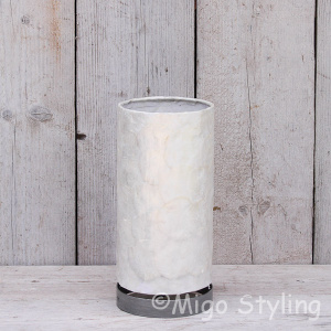 Tafellamp parelmoer capiz 16 cm
