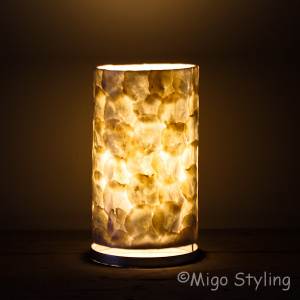 Tischlampe Perlmutt Capiz 16 cm