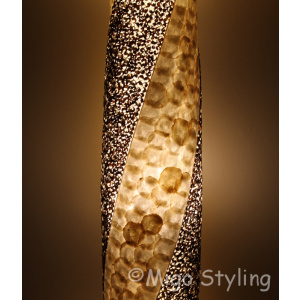 Vloerlamp Cone spiraal design wit antraciet 170 cm