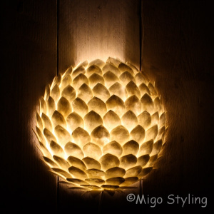 Wandlamp lotus 