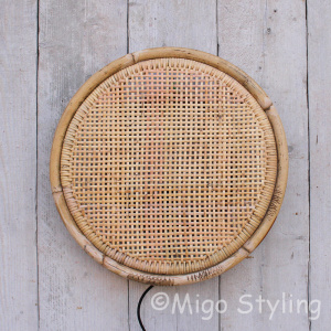 Wandlamp webbing rond Dia 50cm