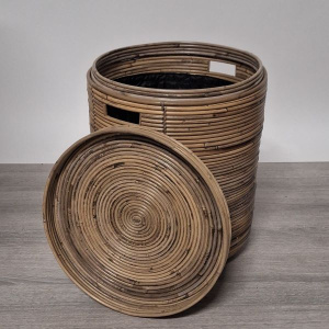 Wasmand Stripe rotan Dia 40