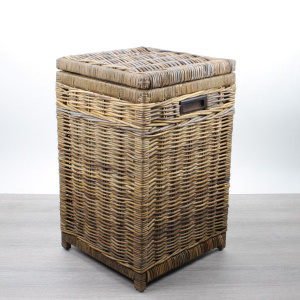 Wasmand vierkant naturel/brown 