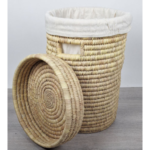 Wäschekorb aus Seegras, Durchmesser 35cm