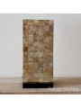 Tafellamp Mozaiek schelpen 40 cm bronskleur 