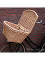 Fahrradkorb mit Deckel (L) Rattan natur