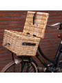 Fahrradkorb/'Bakfiets'-Korb mittel mit Deckel Natur