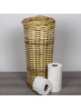 Toilettenpapierhalter aus Korbgeflecht natur