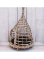 Rattan Tipi Tierkorb offen