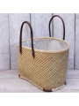 Strandtas shopper naturel van zeegras