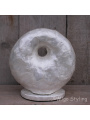 Tafellamp Donut capizschelp wit