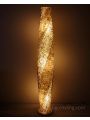 Vloerlamp Cone spiraal bamboe H170 cm