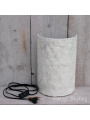 Wandlamp schelp wit 