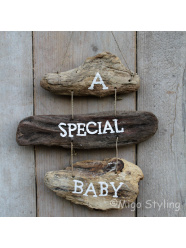 Driftwood hanger A special baby